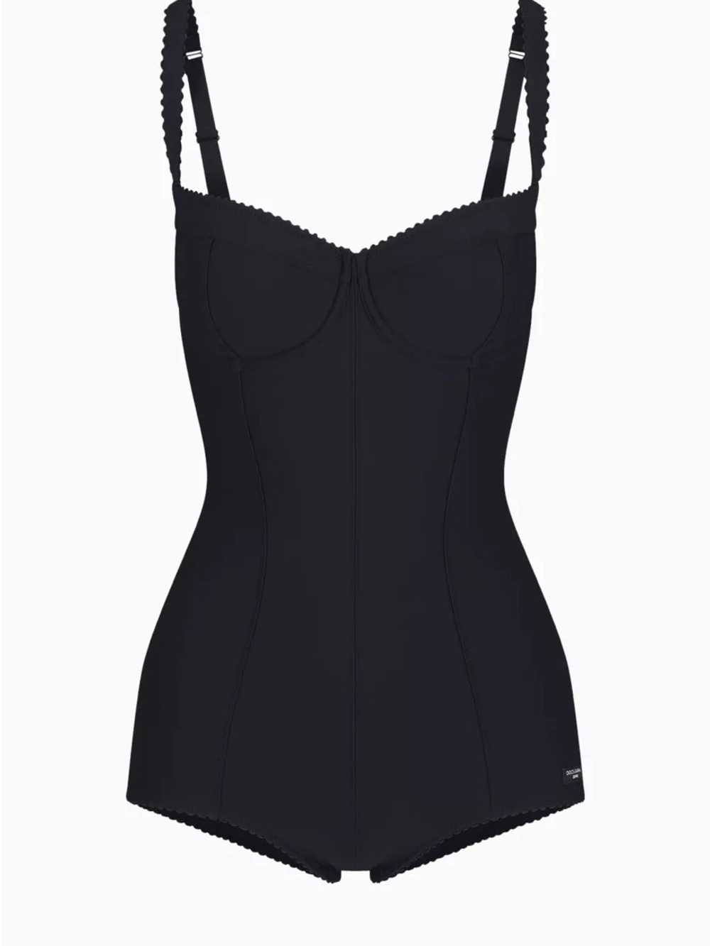 Dolce & Gabbana Black Sculpting Bodysuit